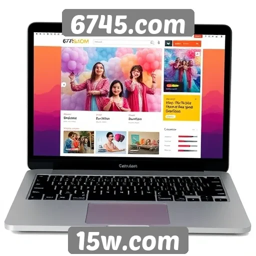 Análise da interface de usuário do site 6745.com